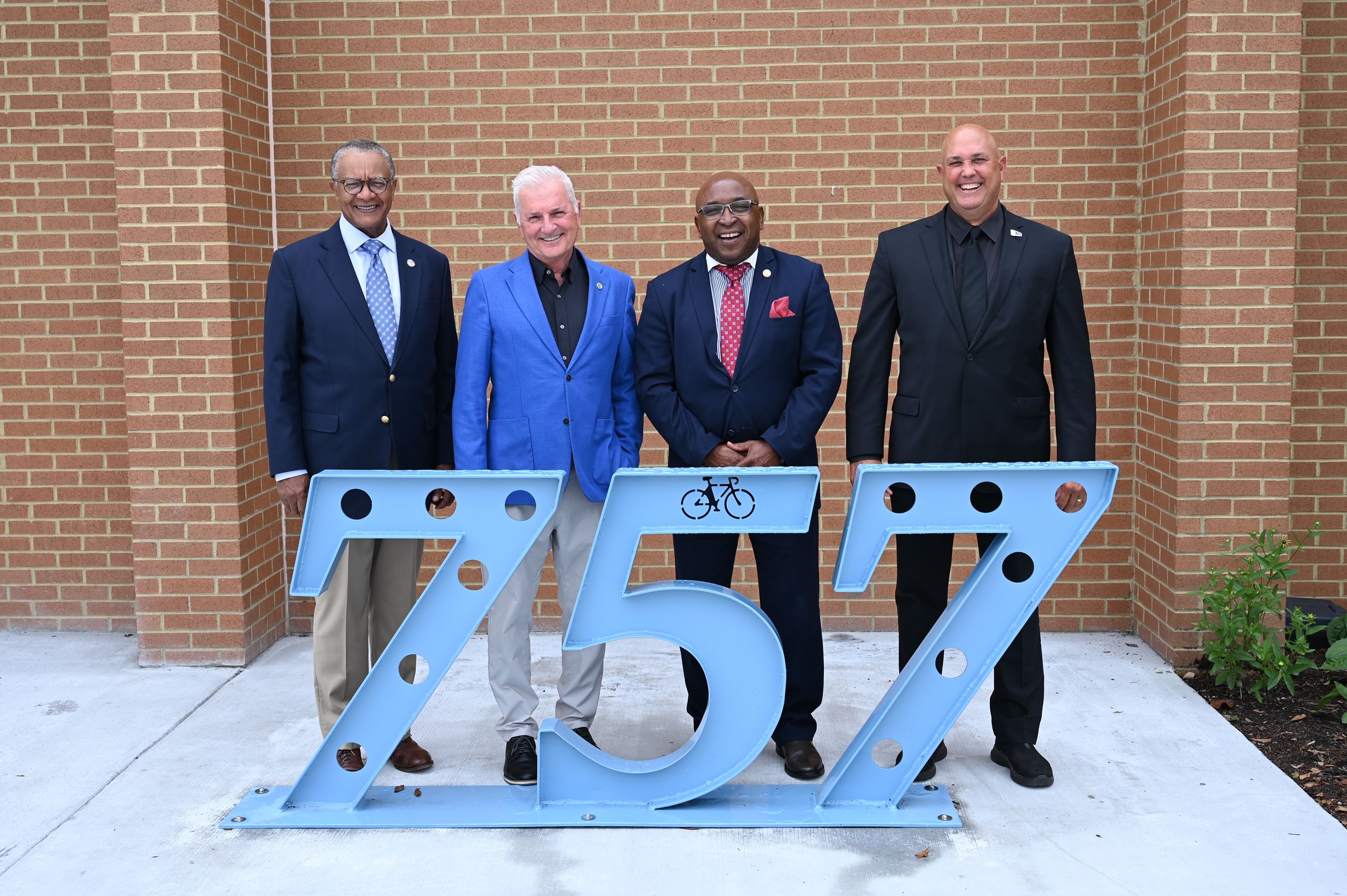 Bike Rack with Officials_15May25